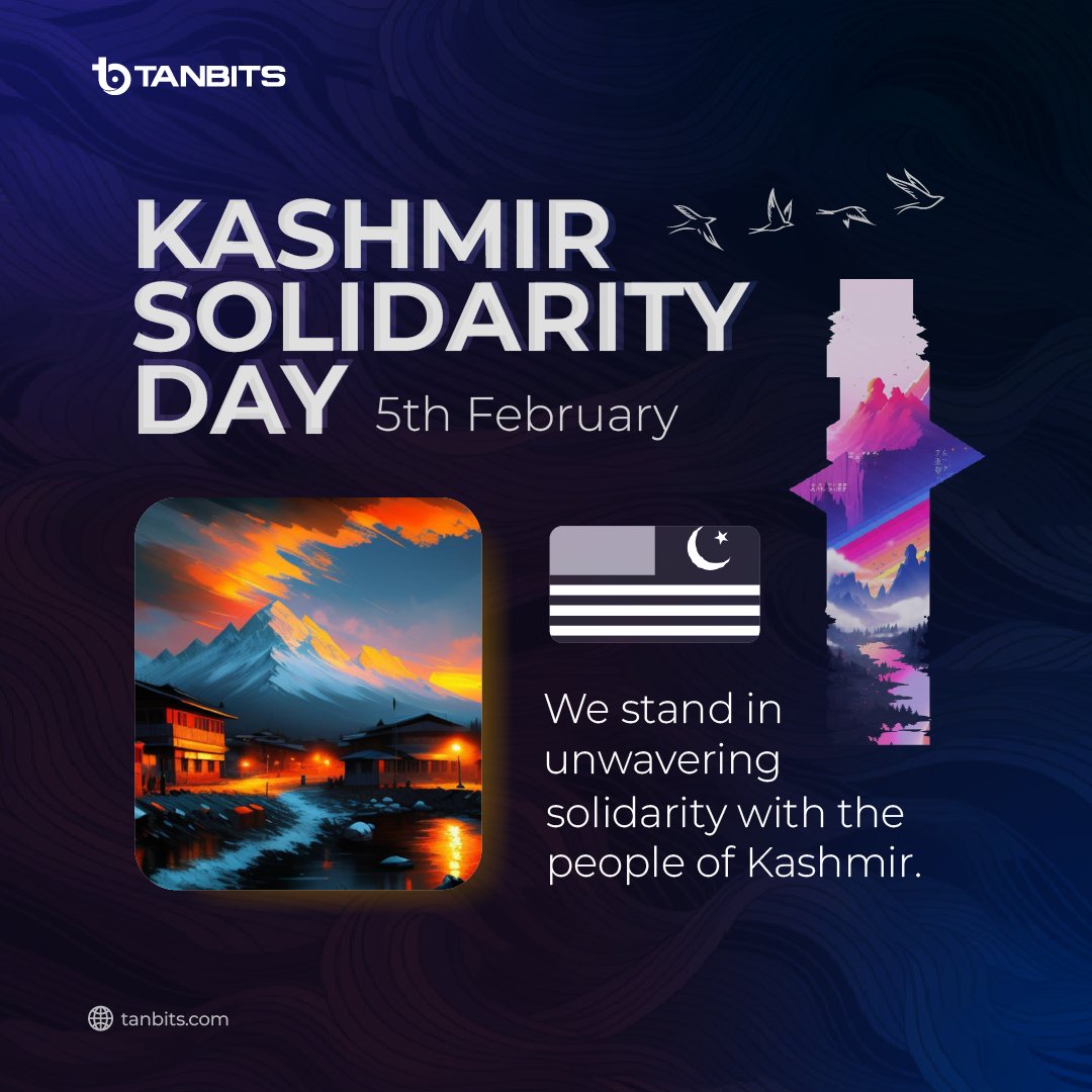 bits_tan's tweet photo. On this Kashmir Solidarity Day, we stand united in heart and spirit with the resilient people of Kashmir. 🤝 

Let's join hands in a pledge to support their quest for justice, peace, and the chance to shape their own destiny. 🕊️

#KashmirSolidarityDay #StandWithKashmir https://t.co/LTlnP9Mq2p