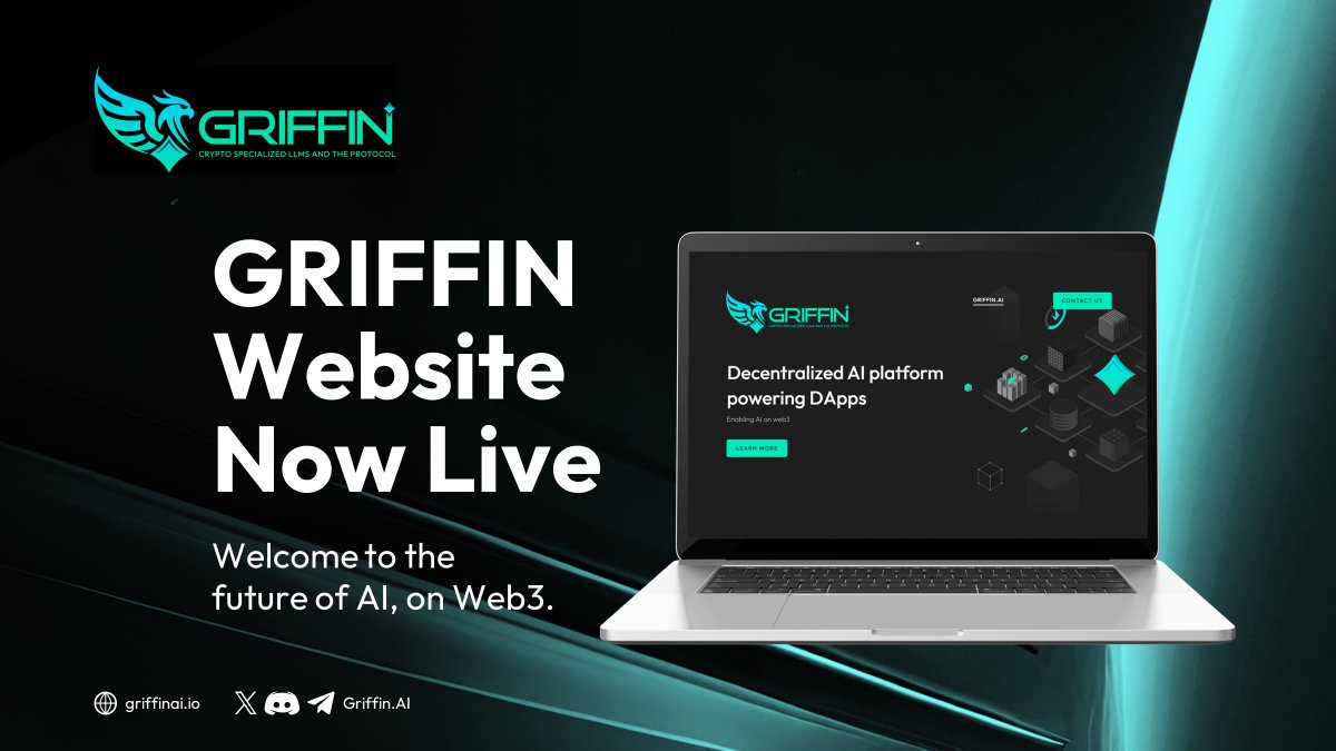 Griffin_AI's tweet photo. Welcome to Griffin AI, a one-size-fits-all Web3 #AI protocol, that integrates #AI and #Blockchain for Web3 functionality. 🤖

https://t.co/UINEbtzNOc is the flagship app built on GRIFFIN.

So what exactly is Griffin? 🐦

Thread:🧵 https://t.co/I31UGpB2pH