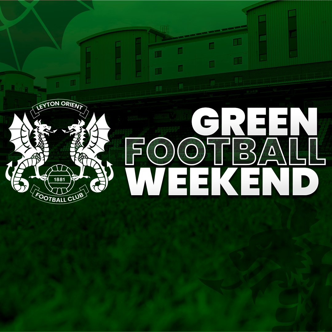 leytonorientfc's tweet photo. The club will be supporting #GreenFootballWeekend on Saturday 💚
Fans are encouraged to #TransferToVeg, as part of the campaign.
#LOFC #OneOrient