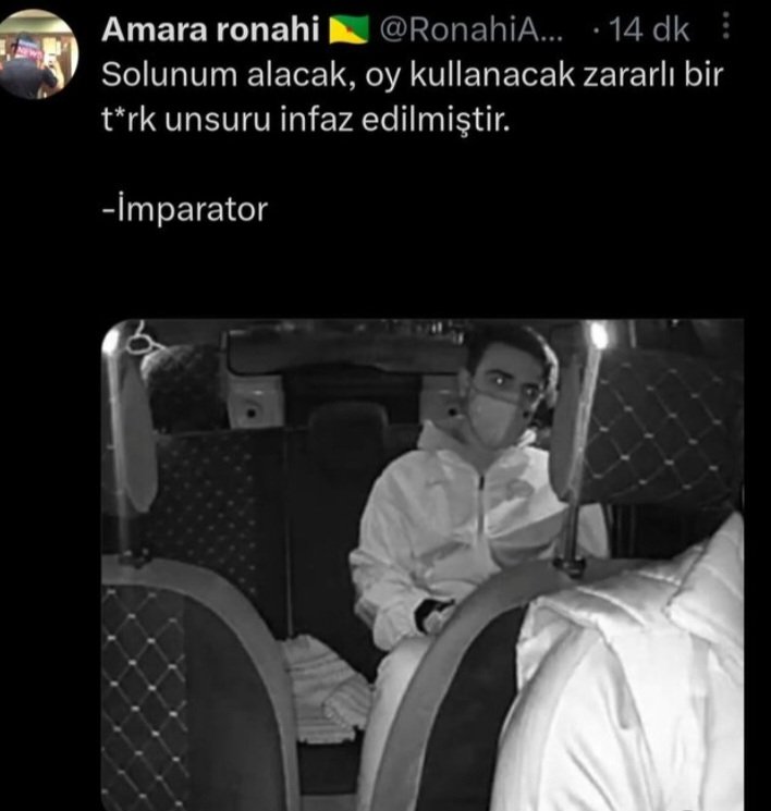musaucan33's tweet photo. Şahıs Ankara hukukta öğrenci. Katledilen kişi sırf Türk olduğu için seviniyor.

Kendisine 6 milyon seçmen bulabilen dev gibi bir ırkçı DEM Parti sorunu var.

Kendini bu ulusa ait hissetmeyen, aileden devlete düşman yetiştirilen düşman 6 milyon hain.

Sürdürülebilir mi bu durum? https://t.co/pCYZ5mUpvC