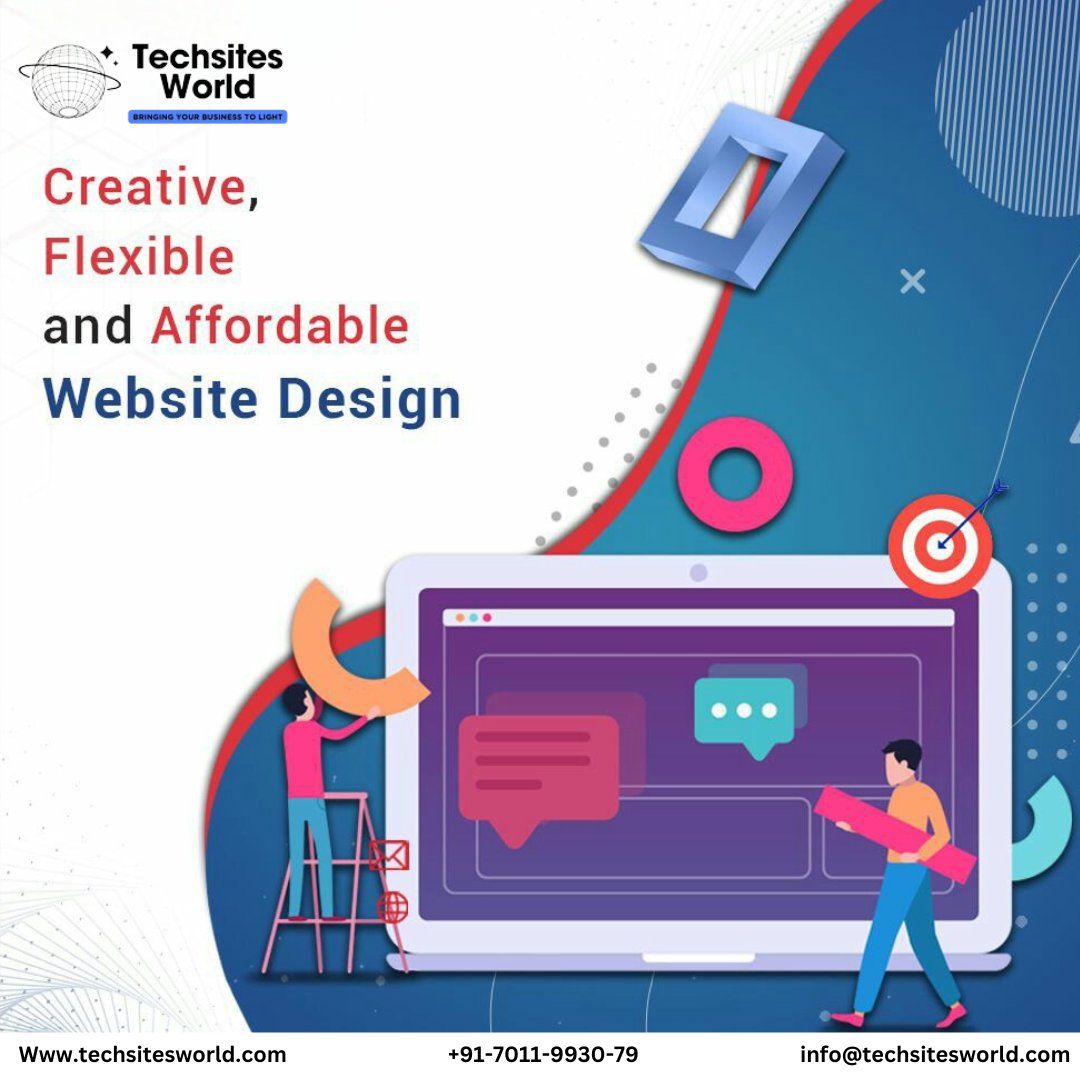 Techsiteworld1's tweet image. Web design involves creating the visual appearance and layout of websites. 
Visit now: techsitesworld.com/web-design/
Mail us: info@techsitesworld.com
Call us: +91-7011-9930-79
#WebDevelopmentagencyDelhi #WebDevelopmentagencyIndia #webdevelopmentagenciesuae #webdevelopmentagencydubai