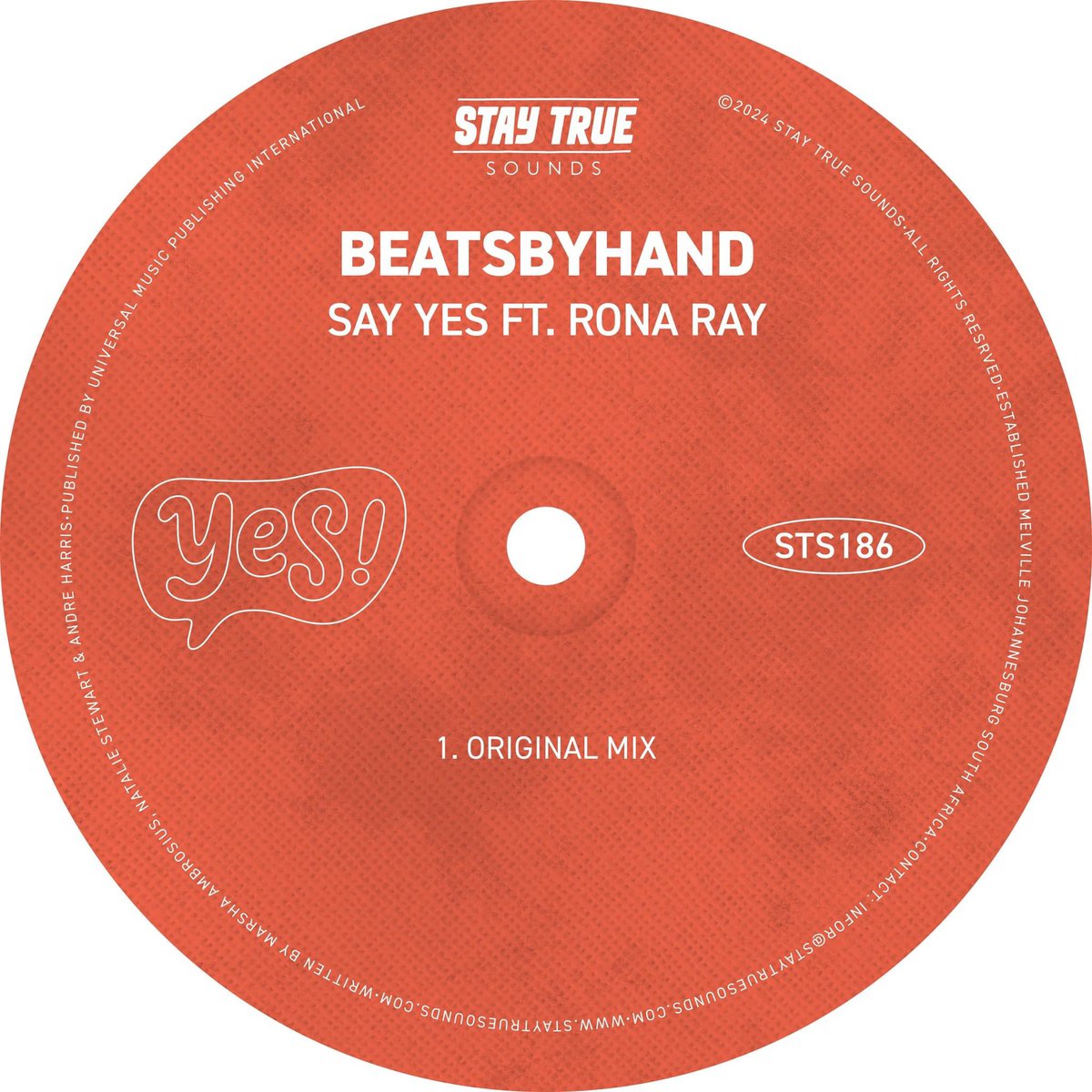 SAY YES ft. Rona Ray 9TH FEB @StayTrueSounds