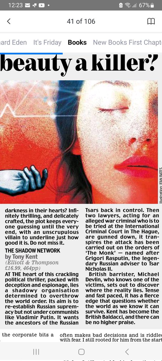 nick_newsum's tweet image. Cracking review in today's Daily Mail. Very much looking forward to reading