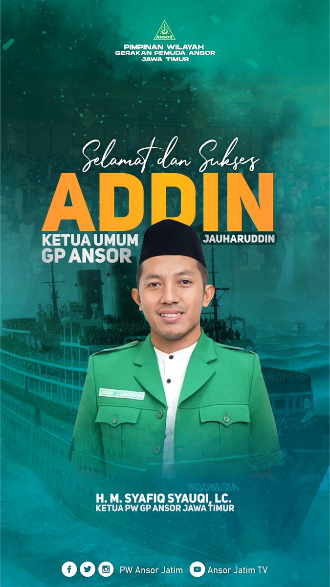 nisun80's tweet photo. Terus bergerak menuju peradaban yg lebih baik.
#KongresXVIGPAnsor https://t.co/XlJn8oIid8