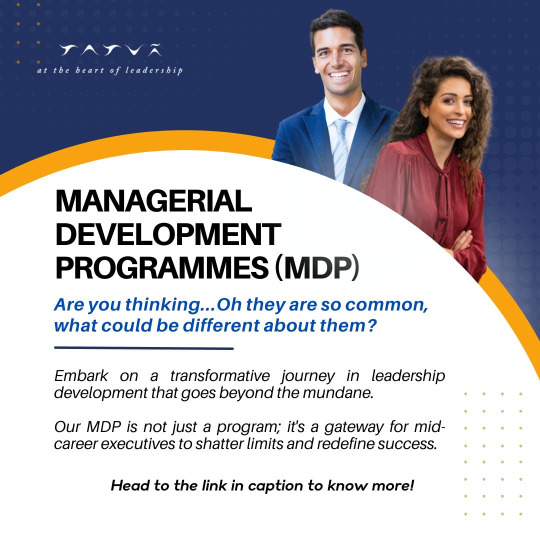 Read on - tatvaleadership.com/managerial-dev…

#managerialskills #midcareer #executive #executivecoaching #leadershipdevelopment  #selfmastery #womenleadership #diversityequityandinclusion #leadership #coaching #learninganddevelopment #peopledevelopment