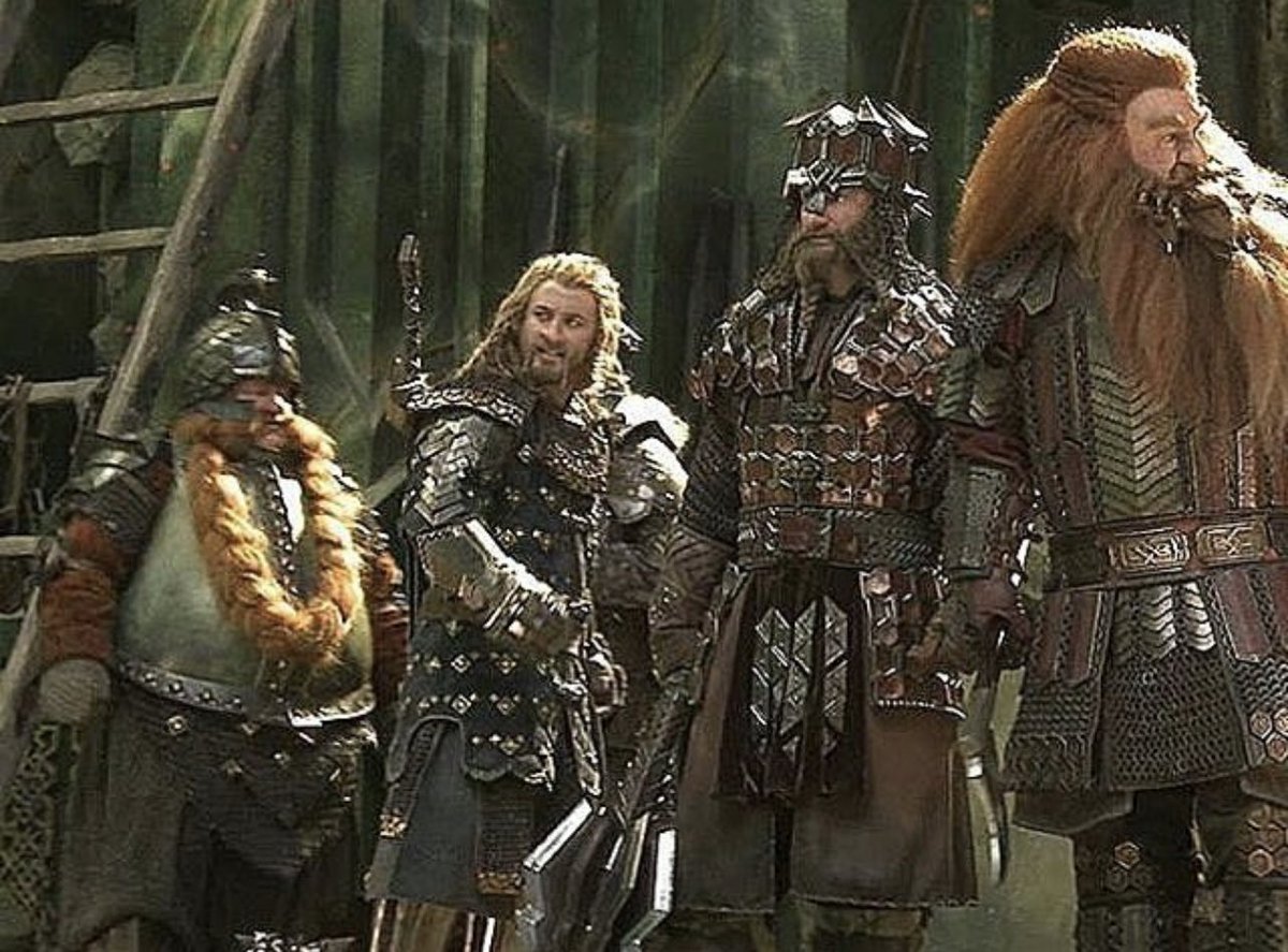 # 1 Mirkwood fancy Dress - all came wearing cobwebs
#2 Unreleased Album Cover ‘Thumbs Up - by Adam and the Twats’
#3 ‘Bogan Dwarf’ family Portrait. Bofur was drunk &amp; missed it
#4 ‘Dwarf Fun Run’ outfit design flaws forced a rethink.

#hobbit #middleearth #flashbackfriday