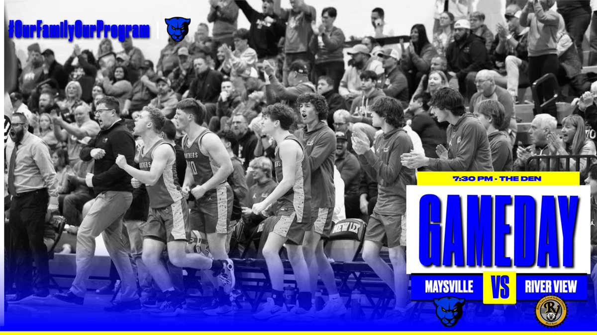 Maysville_Bball's tweet photo. ๐๐จGAMEDAY ALERT๐จ๐
The Panthers will travel to The Den tonight in Warsaw to take on the Black Bears! #OurFamilyOurProgram https://t.co/o7KDTk3xRQ