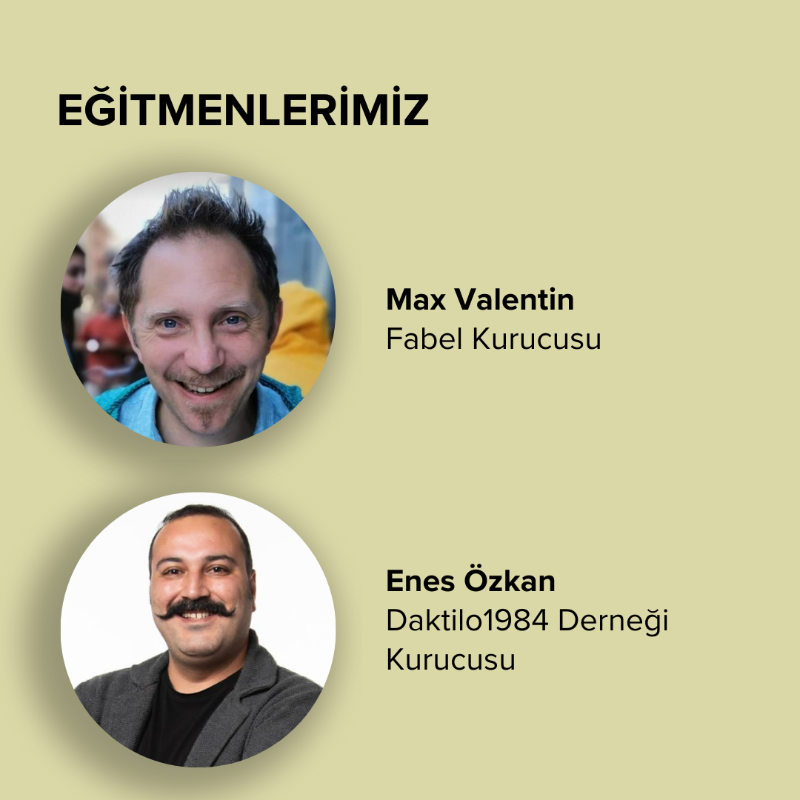 daktilo1984's tweet photo. 🧑‍🤝‍🧑 Daktilo1984 ve Fabel demokratik reformlara ve sivil alanın korunmasına giden yolu açmaya gönüllü, STK'larda çalışan ilgili ve tutkulu profesyoneller, gazeteciler, insan hakları savunucuları ve aktivistler arıyor!

Ayrıntılı bilgi ve başvuru için 👇