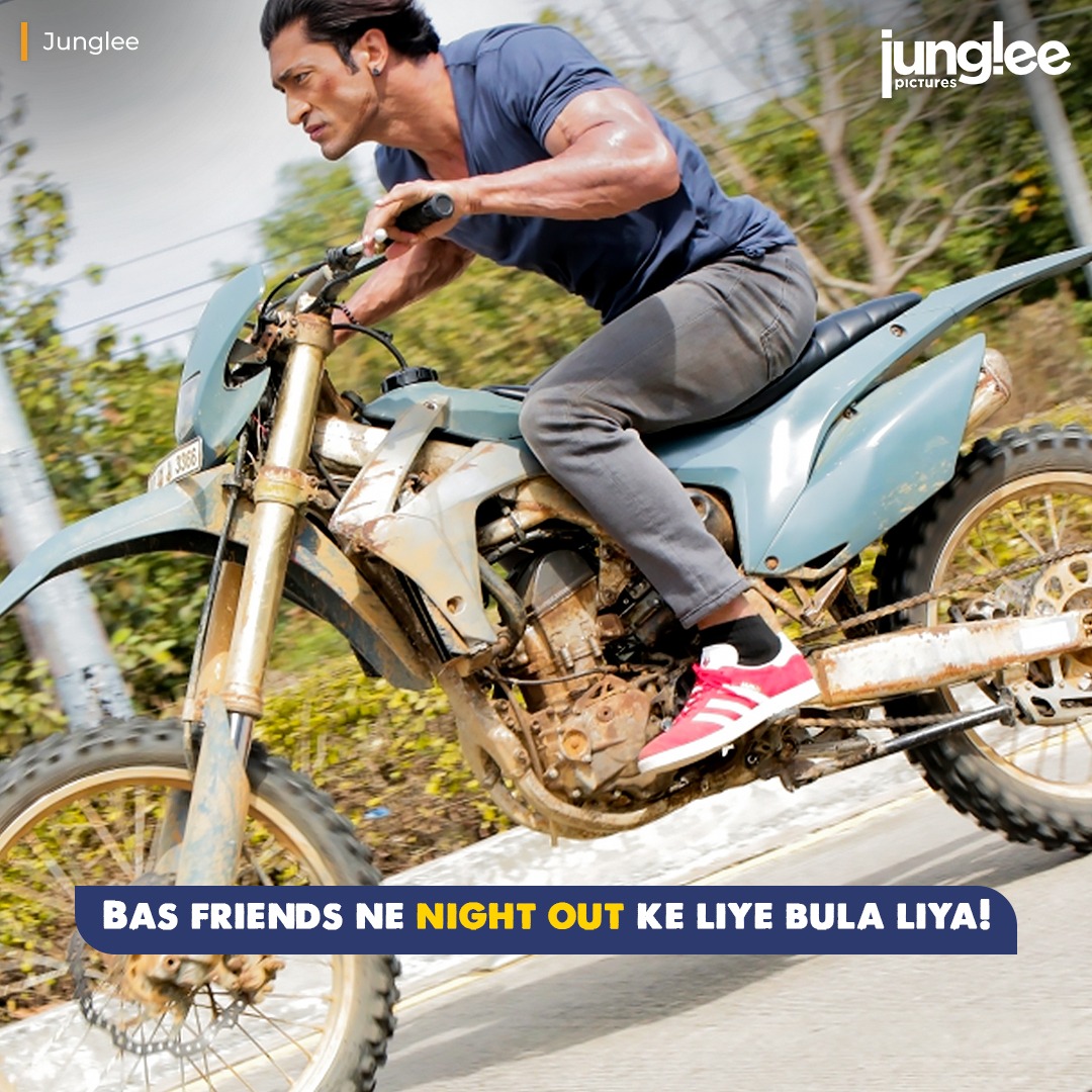 JungleePictures's tweet photo. Now nothing can stop us! 🏃♂️
#Junglee #VidyutJammwal #JungleePictures
#weekendcalling #weekendisnear #fridayfeels #fridaymood #movingintoweekend #nothingcanstopus https://t.co/0DAlRbMkvd