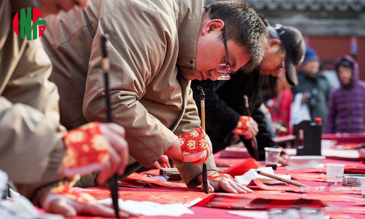 IN PICTURES:- The Beijing Folk Custom Museum celebrated Xiaonian, or 'Little New Year,' ahead of the Chinese Lunar New Year. Calligraphers wrote 'fu' (meaning 'blessings') and Spring Festival couplets, distributing over 1,000 sets to citizens. Red decorations and couplets,…