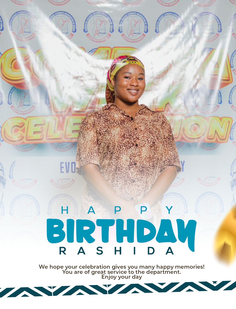 CompssaKtu's tweet photo. Happy π birthday π to you, Rashida @prettiest_shida19 .COMPSSA PRO committee member β€οΈ Your service to the department is awesome π
#birthday #compssaktu https://t.co/zimpEiLX0q