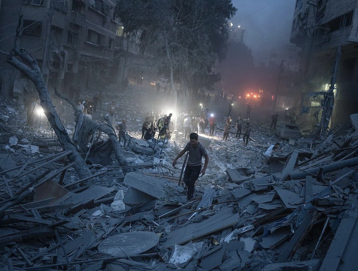 Over 100,000 Gazans are either dead, injured, or missing and presumed dead.

Over 19,000 children in Gaza are now orphaned or have ended up alone with no adult to look after them.

A holocaust is happening right before our eyes and the world is silent.