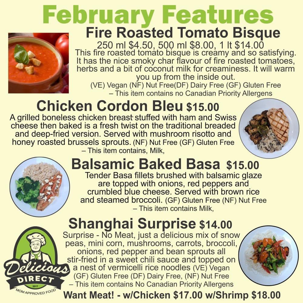 MomApprovedFood's tweet photo. 4 Delicious new items, here for a limited time. Get yours before they’re gone!
🥣 Fire Roasted Tomato Bisque
🐟 Balsamic Baked Basa
🐓 Chicken Cordon Bleu
🌾 Shanghai Surprise
#EasyMeals #Guelph #ReadyToEat #GuelphMeals #GoodFood #FeatureMeals https://t.co/RBuBRKC21I