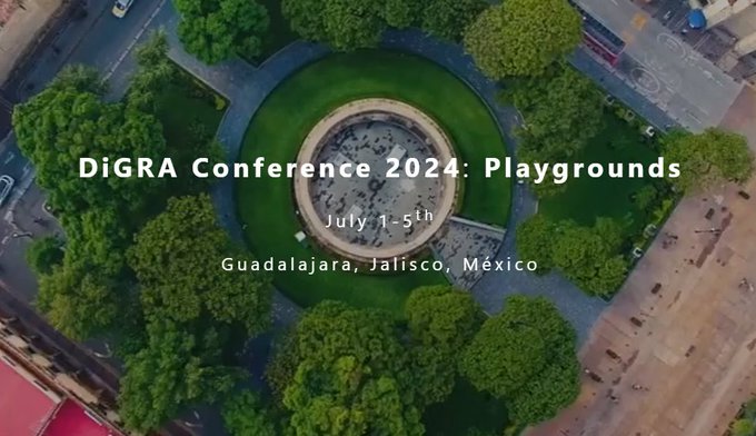 Big thanks to all three reviewers for the fantastic feedback on my submission for #DIGRA2024 Excited to see you in Mexico! ☺️