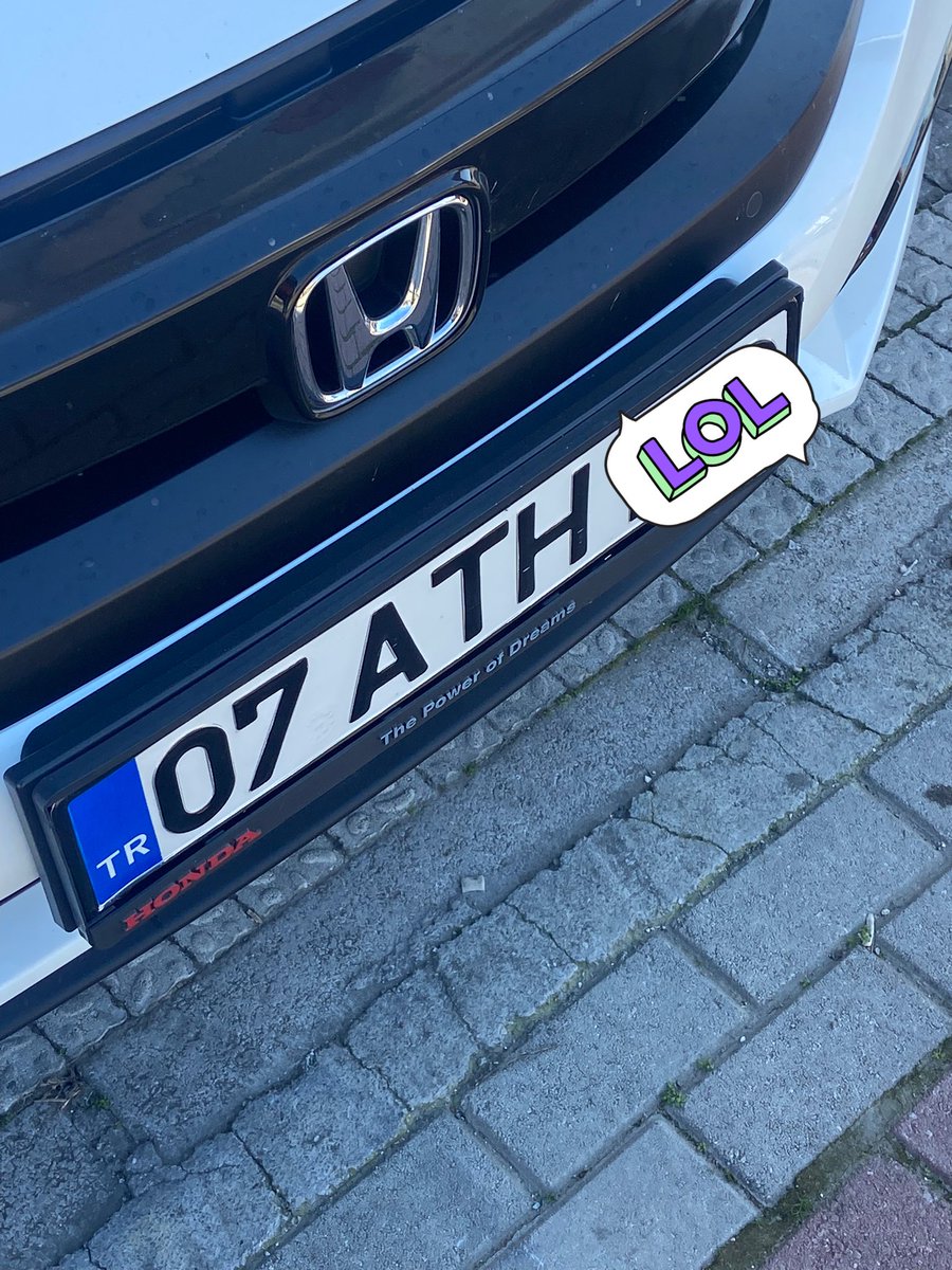 Handanmalkocc's tweet photo. Abi plaka satılık mı bişey denicem de https://t.co/DhNUT6K0BO