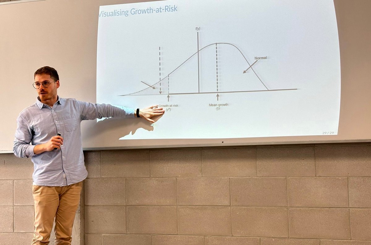 Today at @UIB_Business @FEE_UIB we enjoyed the seminar “The Transmission of Macroprudential Policy in the Tails: Evidence from a Narrative Approach” delivered by Álvaro Fernández, from @UA_Universidad.

Follow our seminars👇🏼

dee.uib.es/Investigacio/S…

#SeminarsDEE #FridayMood