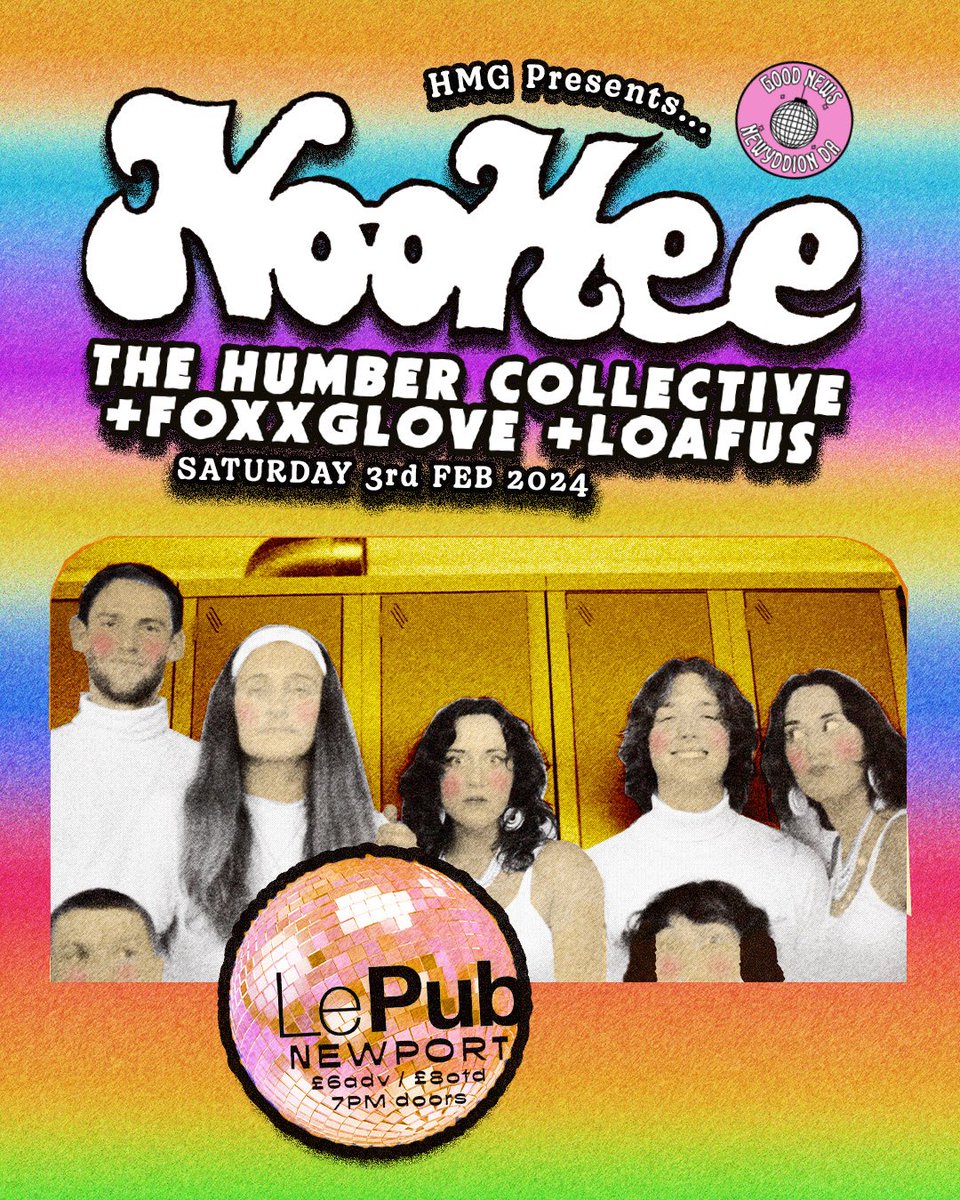 Weekend plans sorted // Plania’n sorted ar gyfer y penwythnos✅ Head over to @Lepub to catch Loafus supporting @nookeeband tomorrow night, 3rd of Feb along with The Humber Collective and @foxxgloveuk 🪩!