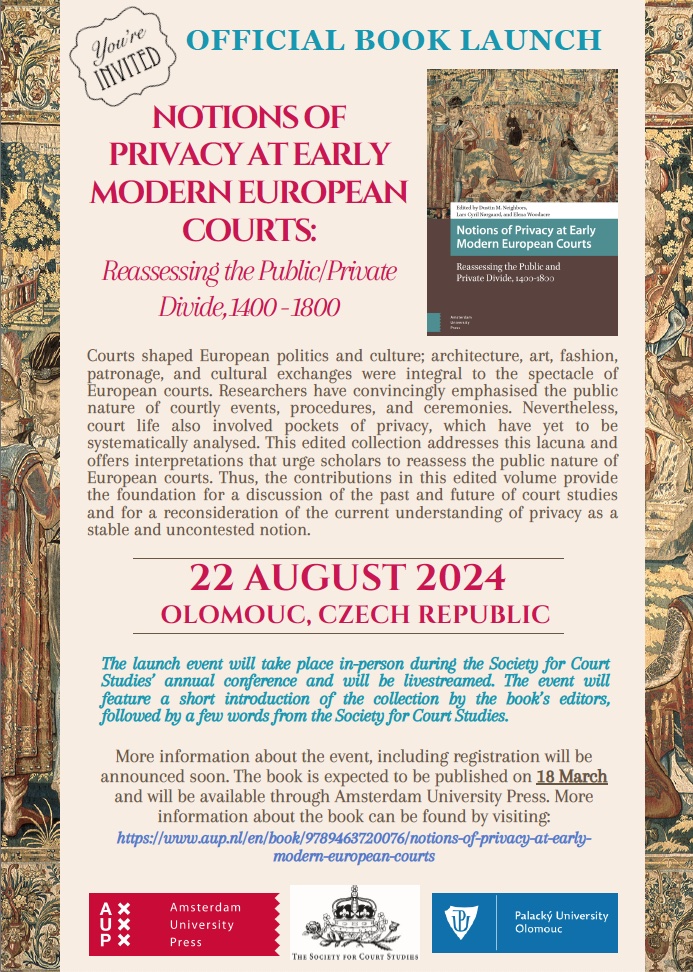 Dr Dustin Neighbors (@historyboy30) on Twitter photo Book launch will take place at @courtstudies conf. on 22.08. Attend in-person/online. Join us to celebrate book's contributors. Registration TBC in May @Dries_Raey <a href="/JSpanUK/">Jonathan Spangler</a> <a href="/MaksymikMarta/">Marta Wojtkowska-Maksymik</a> <a href="/monarchyconf/">Dr Elena 'Ellie' Woodacre</a> <a href="/BirkedalMette/">Mette Birkedal Bruun</a> <a href="/oscarro90/">Oskar J. Rojewski</a> <a href="/privacy_ku/">Centre For Privacy Studies</a> <a href="/AmsterdamUPress/">Amsterdam Univ Press</a> <a href="/egaffney4/">Erika Gaffney | erikagaffney.bsky.social</a> <a href="/wiko_berlin/">Wissenschaftskolleg</a> Book launch will take place at @courtstudies conf. on 22.08. Attend in-person/online. Join us to celebrate book's contributors. Registration TBC in May @Dries_Raey <a href="/JSpanUK/">Jonathan Spangler</a> <a href="/MaksymikMarta/">Marta Wojtkowska-Maksymik</a> <a href="/monarchyconf/">Dr Elena 'Ellie' Woodacre</a> <a href="/BirkedalMette/">Mette Birkedal Bruun</a> <a href="/oscarro90/">Oskar J. Rojewski</a> <a href="/privacy_ku/">Centre For Privacy Studies</a> <a href="/AmsterdamUPress/">Amsterdam Univ Press</a> <a href="/egaffney4/">Erika Gaffney | erikagaffney.bsky.social</a> <a href="/wiko_berlin/">Wissenschaftskolleg</a>