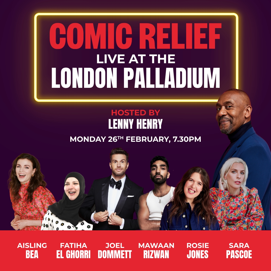 We’re bringing together some of your favourite comedians for a special, stand-up show; Comic Relief - Live at The London Palladium! Get your tickets here: bit.ly/comedygala_twi…