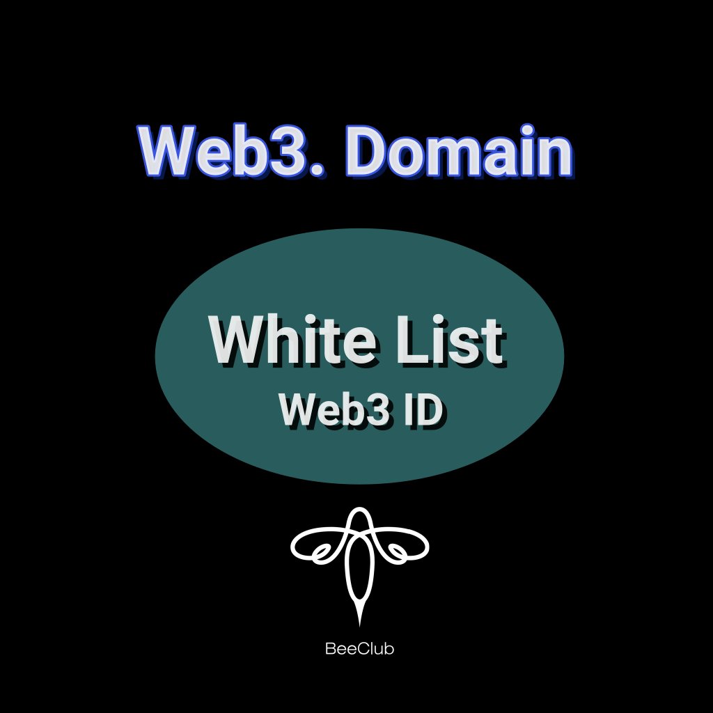 BeeClubWW's tweet photo. .Web3 ID Domain WhiteList #Airdrop 🔥🔥🔥 

📃 Rules:
✅Follow 
@BeeClubWW  @DomainIDWeb3
 &amp; Rt &amp; drop address 
✅Join Discord: https://t.co/3pBaTmNKcG or Telegram: https://t.co/zPLgIRoIvz

🚀 Your .Web3 ID is coming soon! #Web3 ID https://t.co/nIQC8YojZe