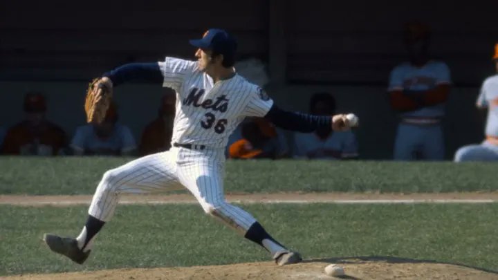 notgaetti's tweet photo. Not enough people talk about Jerry Koosman:
• 222 Wins, 53.7 WAR, 3839.1 IP
• 260+ IP 4x, 210+ IP 12x
• 527 GS, 140 CG, 33 SHO
• More GS & K than Palmer, Grove, Ford
• 3-0, 2.39 ERA, 1.025 WHIP in the WS
• Threw back-to-back SHO in 1968
• 1969 World Series Champion with NYM
Somehow, the underrated southpaw received just 0.9% of the vote on his only HOF ballot appearance in 1991. An injustice!