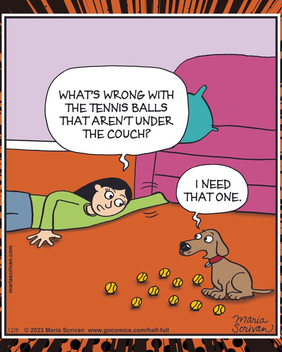 CountryPetLodge's tweet photo. The grass is always greener under the couch. Obviously, only THAT tennis ball has the perfect amount of couch-flavored seasoning. #PetLogic #TennisBallTales π
Thanks for the laughs, Maria Scrivan! ππΆπΉ @MariaScrivan #MariaScrivan Support Maria here:https://t.co/yL1Fuv2BNO https://t.co/2WDJQEL1WL