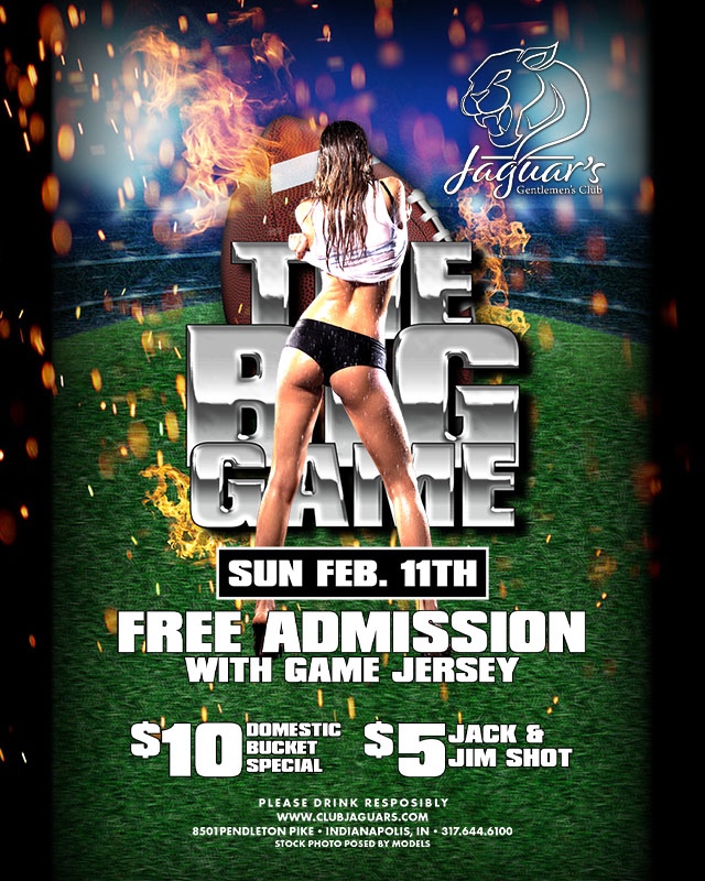 ClubJaguarsIndy's tweet photo. Game Day is coming!
Watch it here!
FREE ADMISSION with your #GameDay jersey, drink & dance specials ALL NIGHT!
.
.
.
#GameDay #SundayFootball #BigGame #IndySportsBar #BeerBucket #BeerMe #Football #JackDaniels #JimBeam #Drinks #IndyNightlife #Jaguars #IndyJaguars https://t.co/aXTaHgZgJK