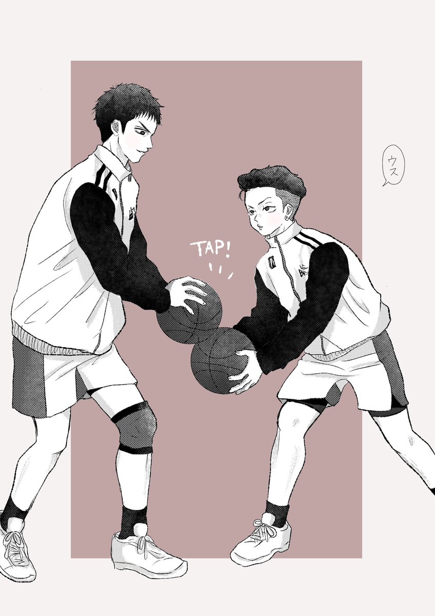 so__ra__oo7's tweet photo. オール⭐️で試合前に🏀をちょんってしてから一緒にシュート打ってるのがかわいかったから三リョにやってもらった✌️ https://t.co/esqhC4rNyU