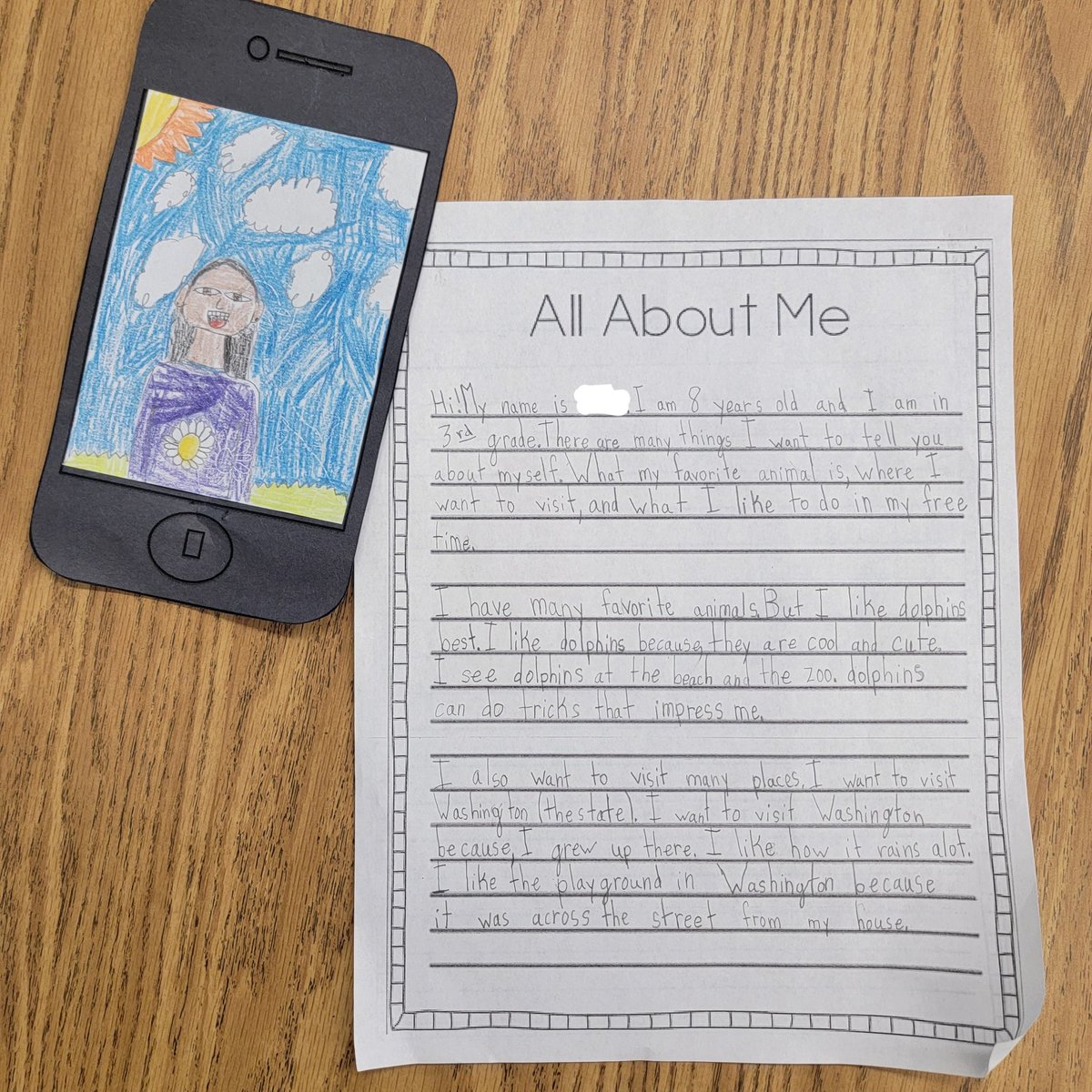 STREAMTeacher1's tweet photo. It's always sad to see these beautiful informational essays go. I love reading about my students from their own perspective. https://t.co/I0We0jPZCd