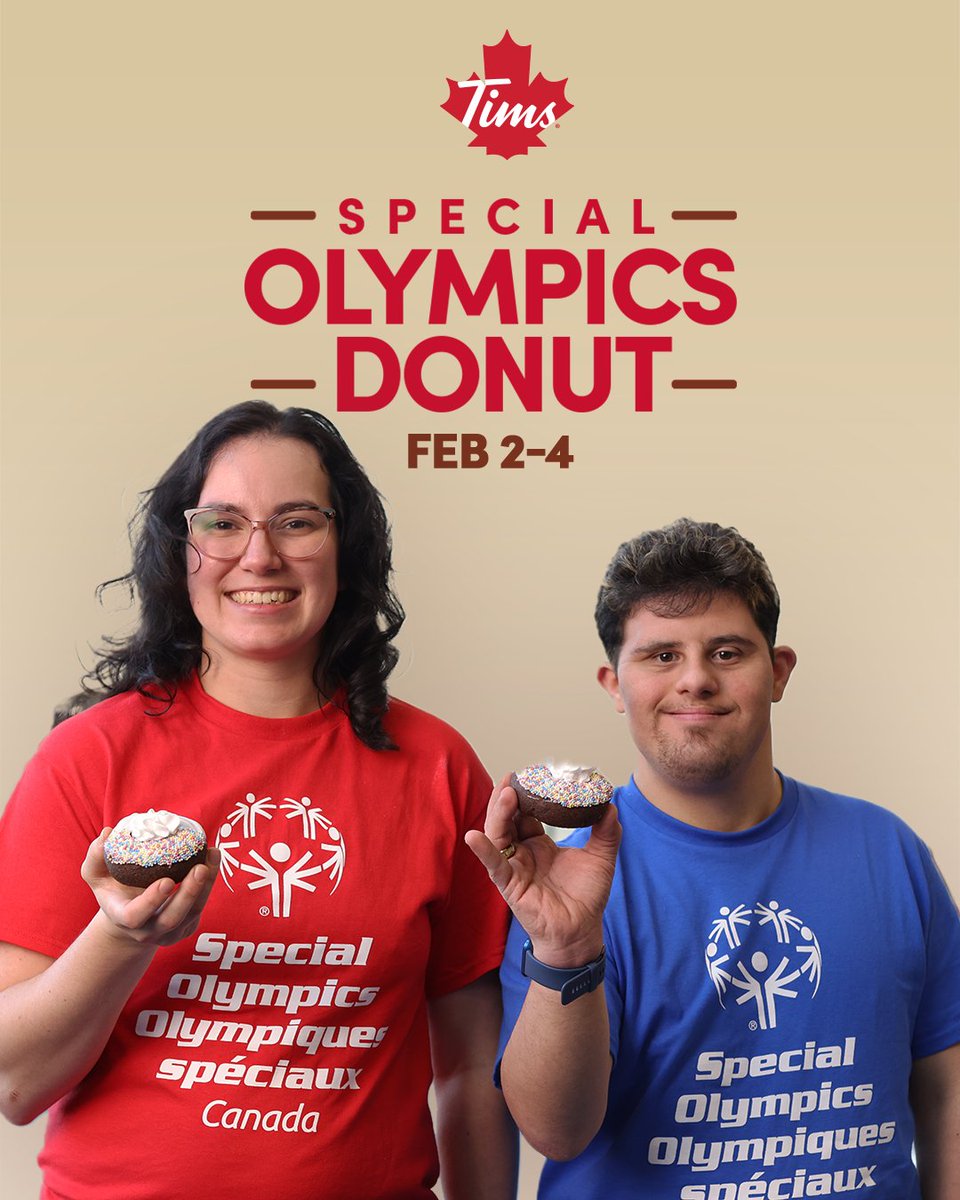 Make sure when you stop for your morning <a href="/TimHortons/">Tim Hortons</a> you pick up a Special Olympics Donut.  The campaign runs from February 2nd to 4th in support of <a href="/SOOntario/">Special Olympics Ontario</a>.