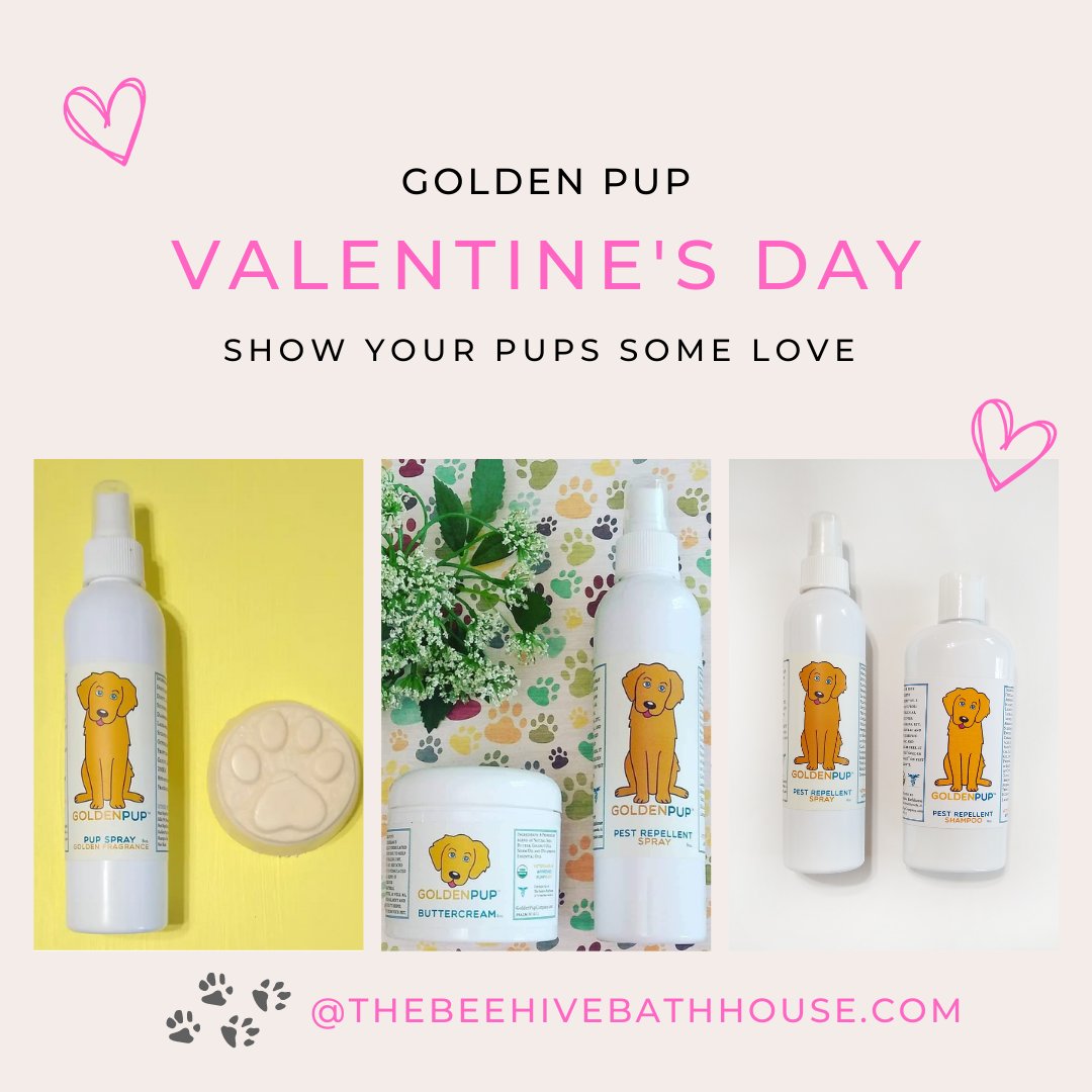 Show some special love this month to your pups!

#TheBeehiveBathhouse #GoldenPup #love