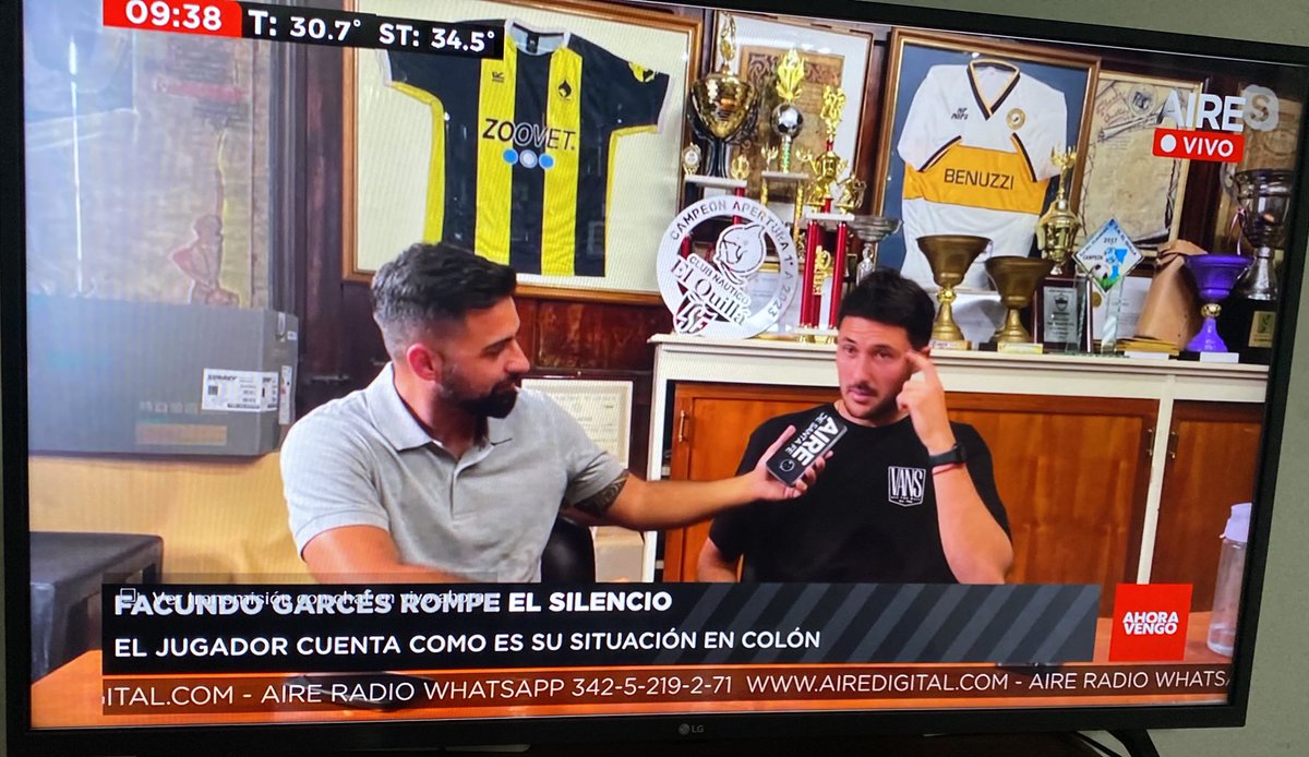 Garces: “Cuando ya estaba todo para firmar con el Alaves apareció un papel firmado por Vignatti e Ingaramo que decía que al venderme a mí el representante de Viatri se llevaba un millón de dólares” 

En vivo ahora con <a href="/AdriDriussi/">Adriel Driussi</a>