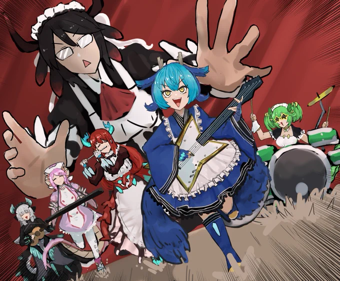 #これを見た人はメイドをTLに放流しよう 