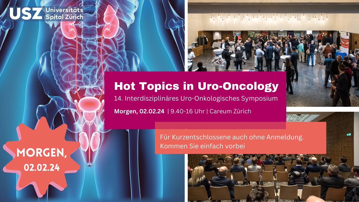 Ben Challacombe (@benchallacombe) on Twitter photo Challenging the paradigms ➡️ Hot topics in Uro-Oncology meeting <a href="/CCCZ_USZ/">Comprehensive Cancer Center Zurich</a> <a href="/UZH_en/">University of Zurich</a> with wonderful friends <a href="/veerukasi/">Veeru Kasi</a> <a href="/VickersBiostats/">Andrew Vickers</a> Ben Ayres. Thanks to <a href="/deberli/">Daniel Eberli</a> <a href="/CPMS1B/">Cédric Poyet</a> for hosting us #zurich
usz.ch/en/event/14-in… Challenging the paradigms ➡️ Hot topics in Uro-Oncology meeting <a href="/CCCZ_USZ/">Comprehensive Cancer Center Zurich</a> <a href="/UZH_en/">University of Zurich</a> with wonderful friends <a href="/veerukasi/">Veeru Kasi</a> <a href="/VickersBiostats/">Andrew Vickers</a> Ben Ayres. Thanks to <a href="/deberli/">Daniel Eberli</a> <a href="/CPMS1B/">Cédric Poyet</a> for hosting us #zurich
usz.ch/en/event/14-in…