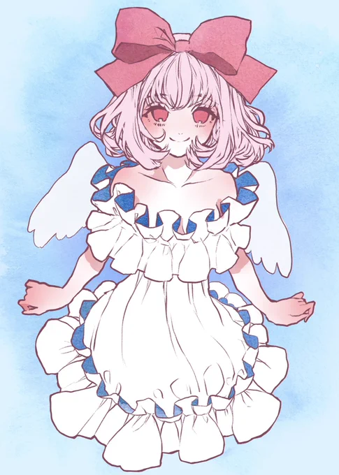 明日もきっといい日だよ皆様おやすみなさい今夜は2年前の過去作から#おやすみ #イラスト #絵柄が好みって人がいればいいなぁ  #創作 