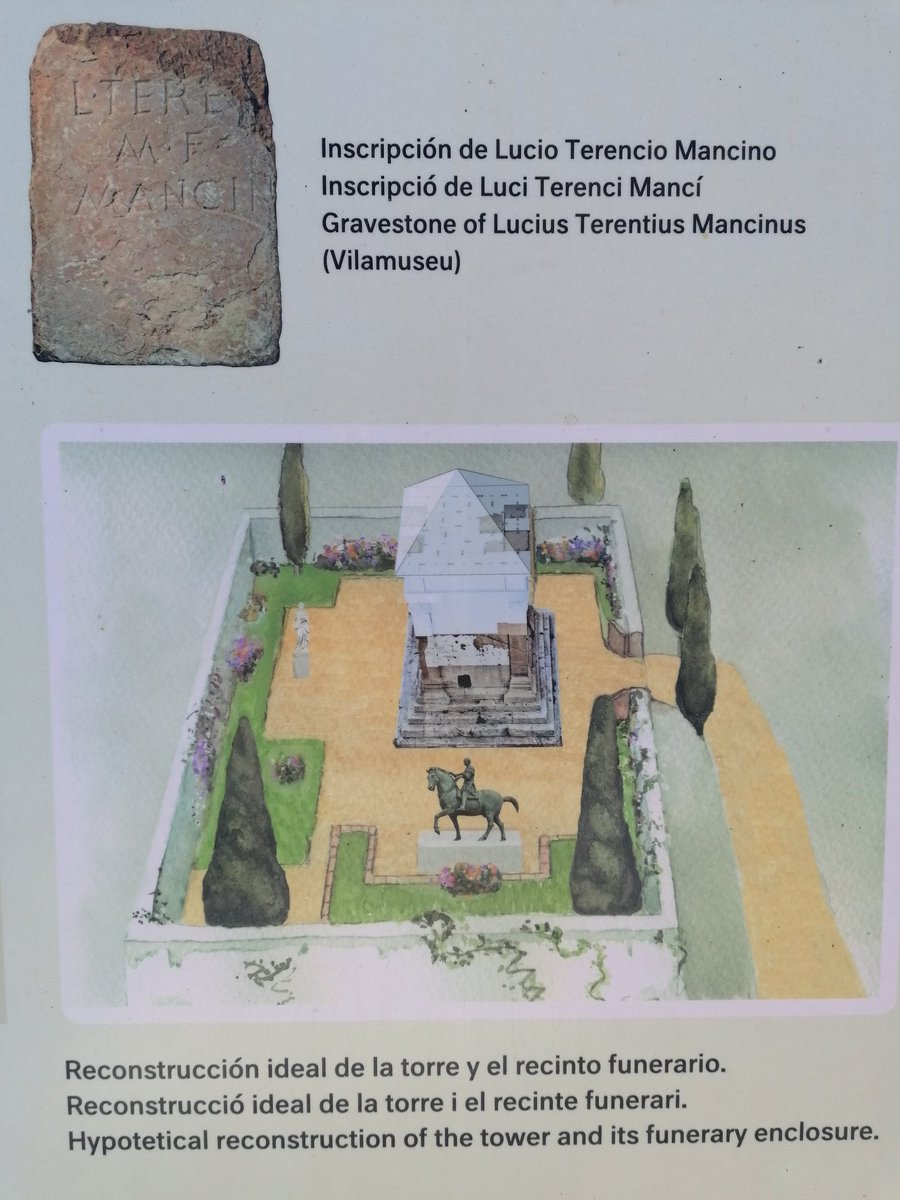 Ací teniu la torre funerària de Sant Josep, la major torre romana conservada. Es va construir entre 150 i 170 d. C per a un ciutadà important d'Allon #LaVilaJoiosa 😍 👉vilamuseu.es/va/