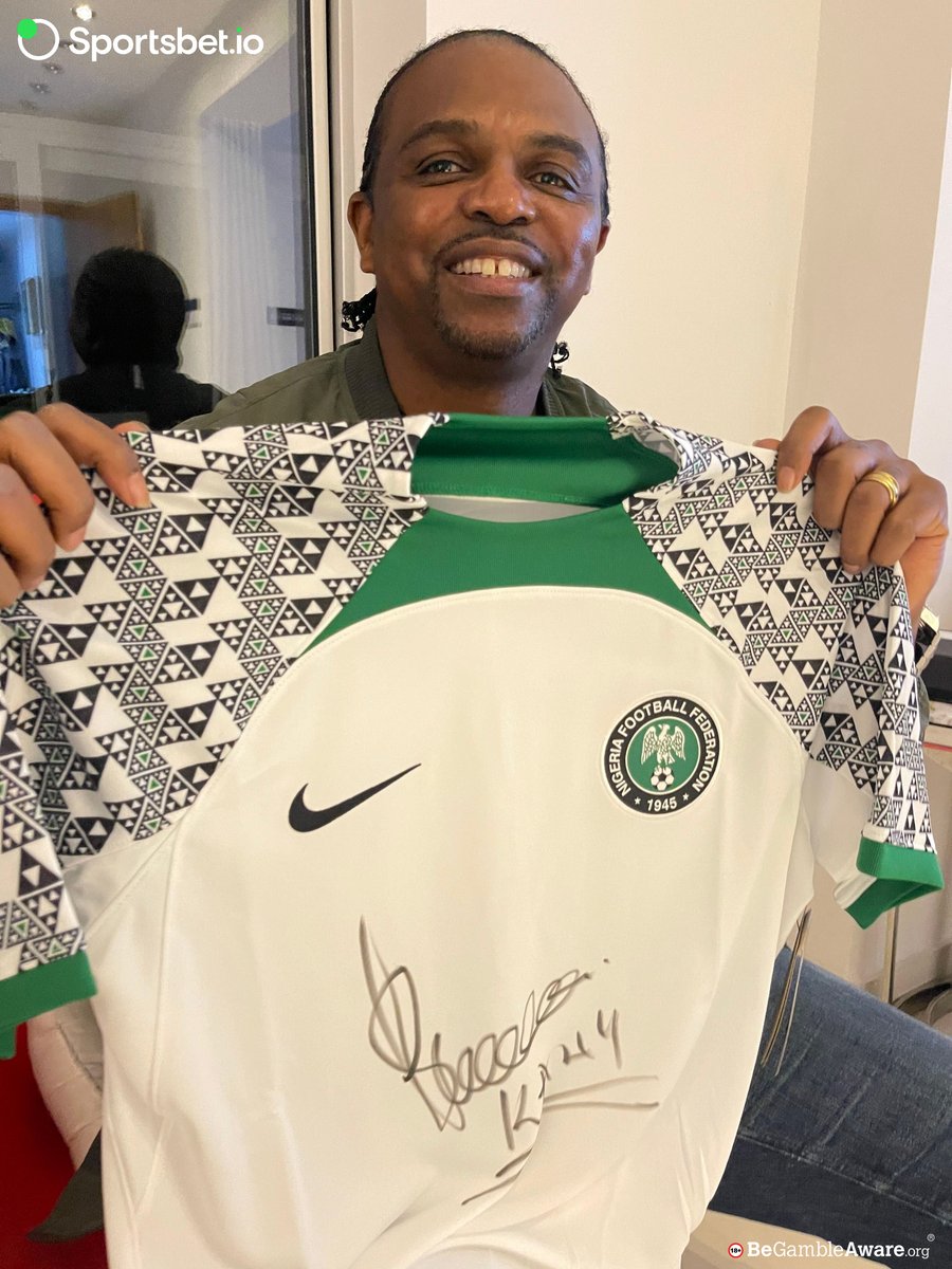 Here’s your friendly reminder not to miss out on the opportunity to win fresh Nigeria jerseys signed by @papilokanu 🇳🇬 Make 2024 memorable 🤩 Meanwhile, feel free to leave your #AFCON2023 prediction here 👉 sb88.io/AFCON