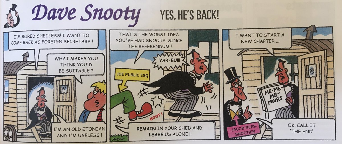 The rest of that prophetic 2019 Dave Snooty strip from ⁦@PrivateEyeNews⁩ …#Cameron #ForeignSecretary #OldEtonians