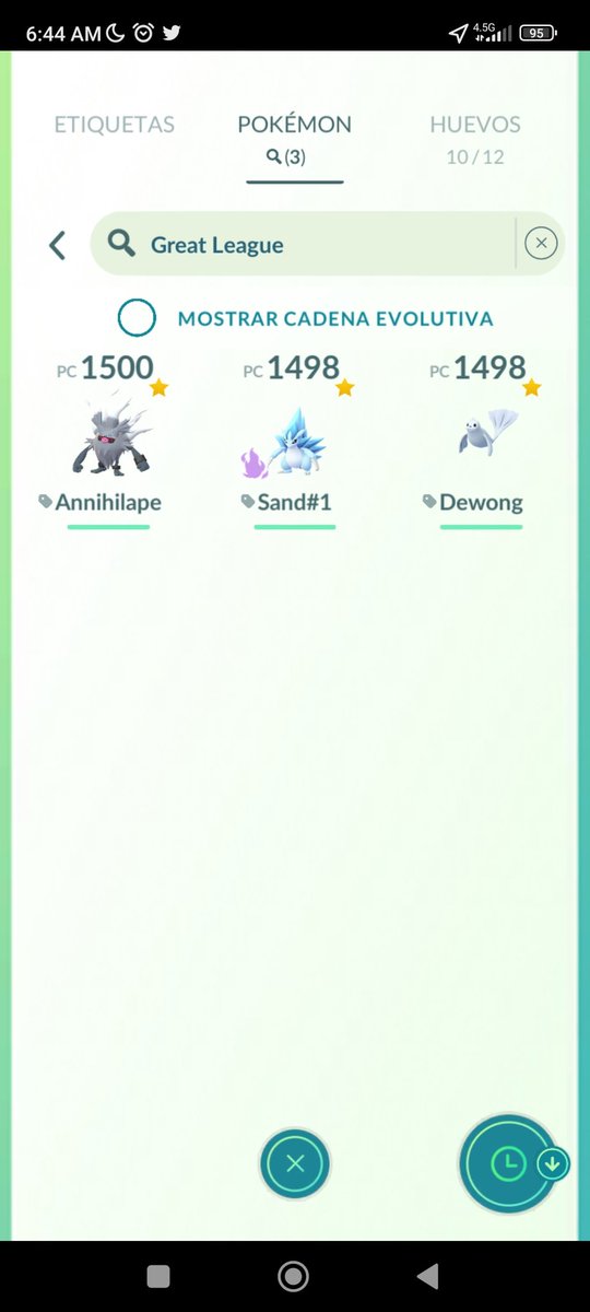 Llegamos a Rango Leyenda con este equipaso #PokemonGOApp