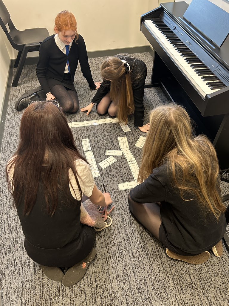 MusicQma's tweet photo. Some active learning this morning with the N5 and Highers. Carousel tasks with some good old fashioned games, ‘Thinking Routine’ and #workingwithothers 

#skillsframeworkinaction 
@QMAOfficial @QMA_DYW https://t.co/lUBKSptom0