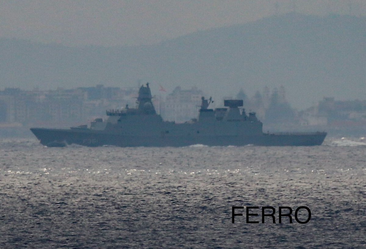 WarshipCam's tweet photo. Royal Danish Navy Iver Huitfeldt-class frigate HDMS Iver Huitfeldt (F361) eastbound in the Strait of Gibraltar - February 2, 2024 #hdmsiverhuitfeldt #f361
SRC: TW-@Gibdan1 https://t.co/Yt6yzBcGWg