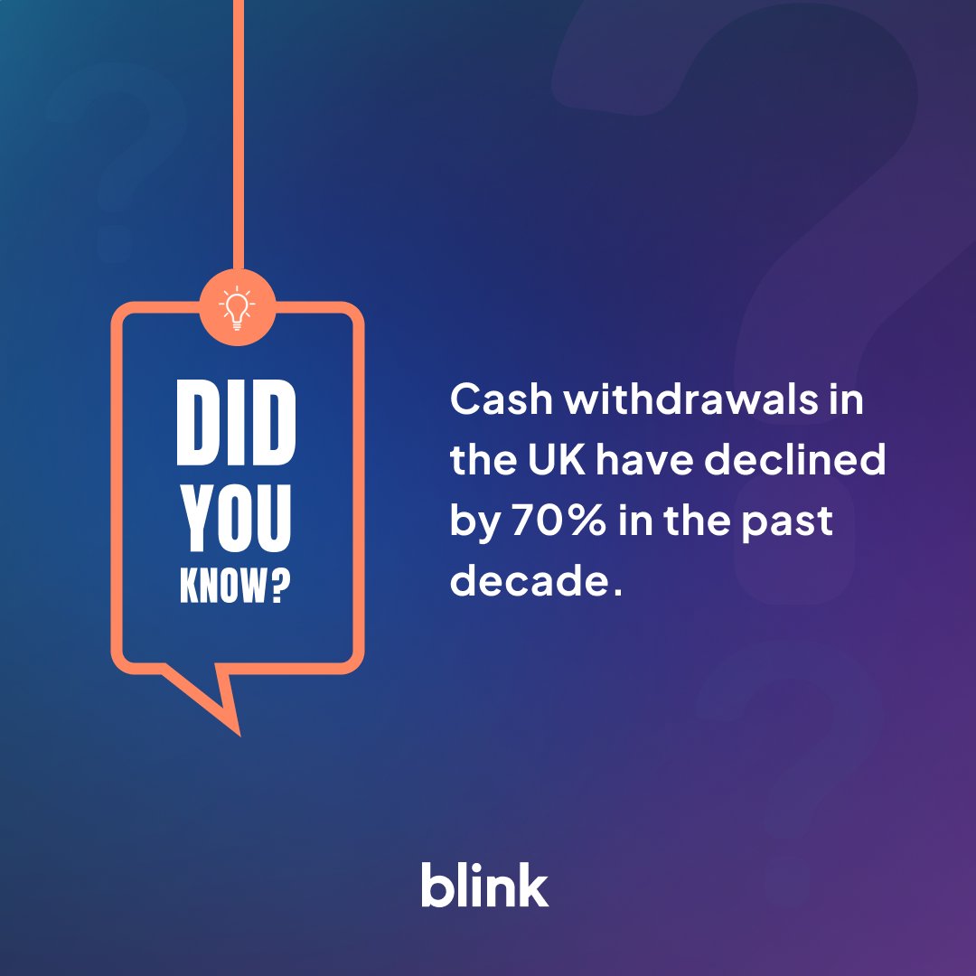 blinkpayment's tweet image. With a 70% decrease in cash withdrawals in the past decade, offering a variety of online payment methods is the way forward.

Contact our Sales team to learn more about the different payment options available within Blink.
⬇️
ow.ly/V2FT50Qx9Ln

#payments #paymentsolutions