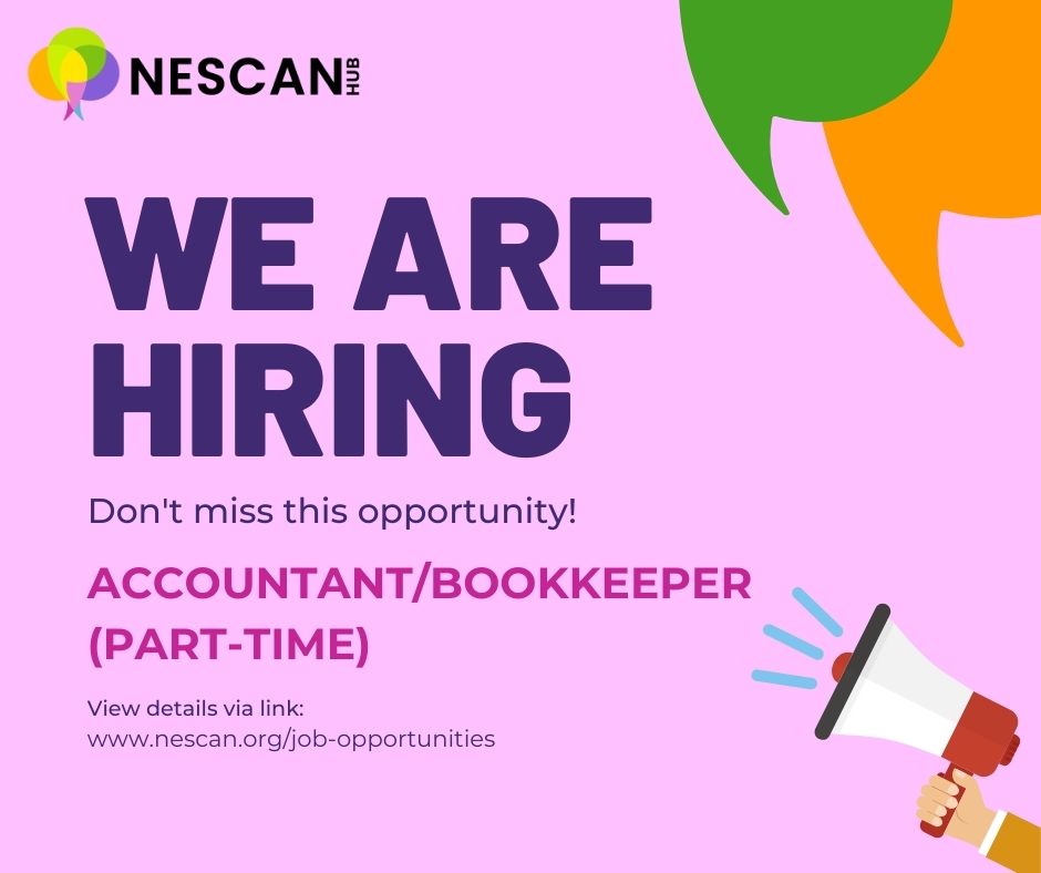 NESCAN Hub is HIRING! 📢
Accountant/Bookkeeper (Part-time).

Know more about the role and apply here! 
nescan.org/job-opportunit…

#JobVacancies #Accountant #Hiring #Bookkeeper #AberdeenJobs #AberdeenshireJobs #Recruiting #PartTime #Freelance #Hybrid #NESCAN #NESCANHub