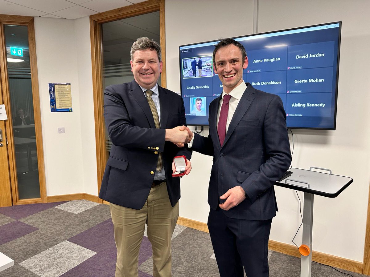 QUBBusiness's tweet photo. Dr Alan Fernihough, Senior Lecturer in Economics at Queen's Business School, has been awarded the Barrington Medal 2024 by the Statistical and Social Inquiry Society of Ireland: https://t.co/kP6llZCy6o https://t.co/t6f3HzL3NN