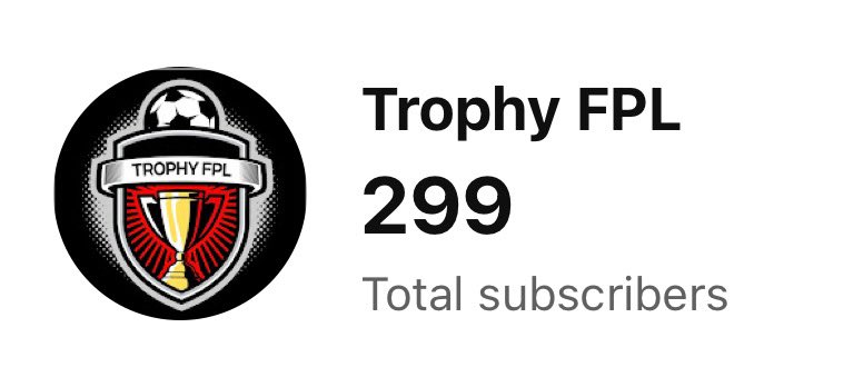 TrophyFpl's tweet image. 1 more for an amazing milestone 😍

If you haven’t already then please subscribe 😀

youtube.com/@TrophyFPL?si=…