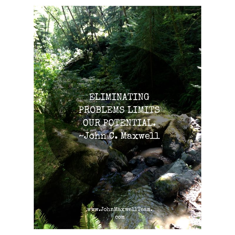 Where there are no problems ... there is no progress