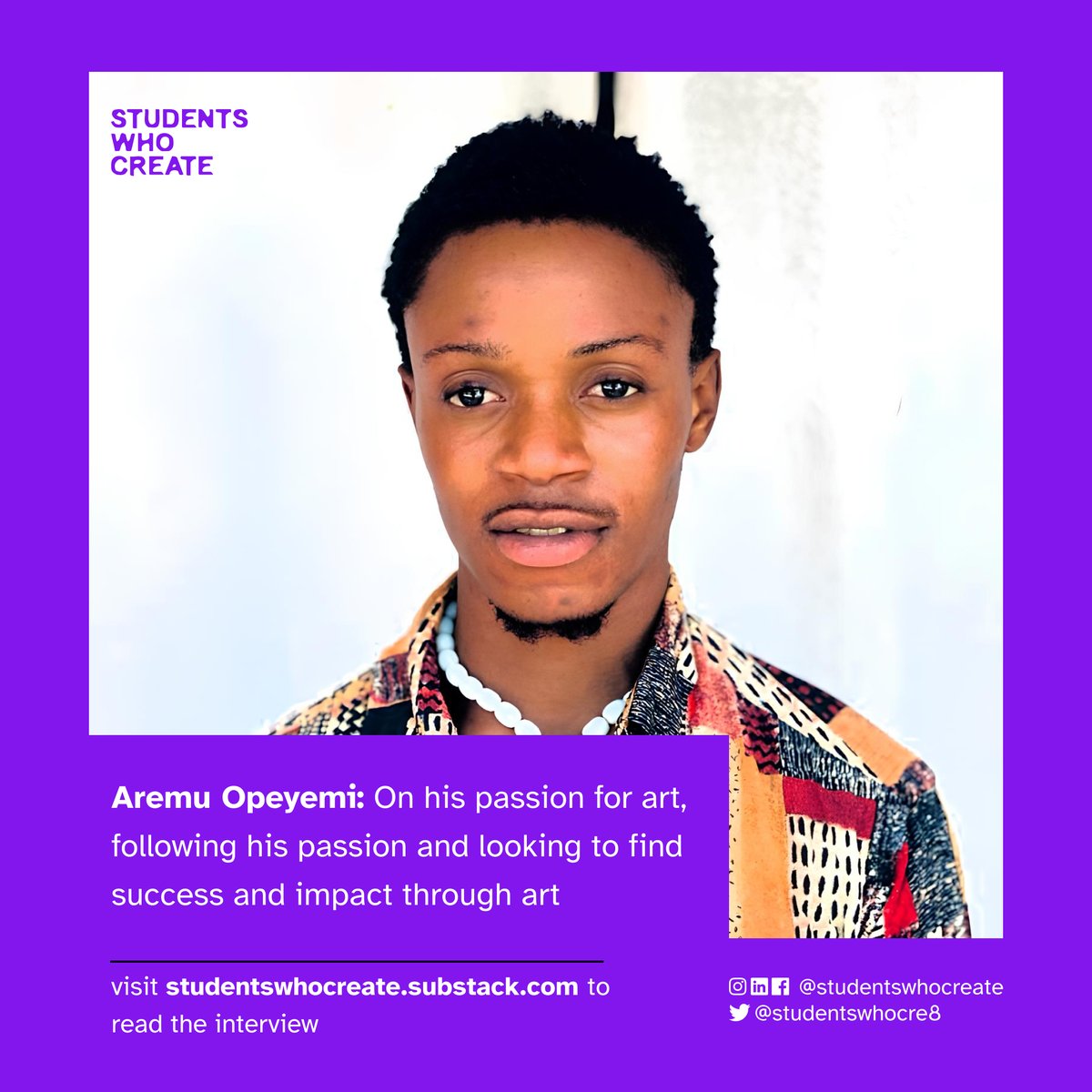 StudentsWhoCreate (SWC) tweet media