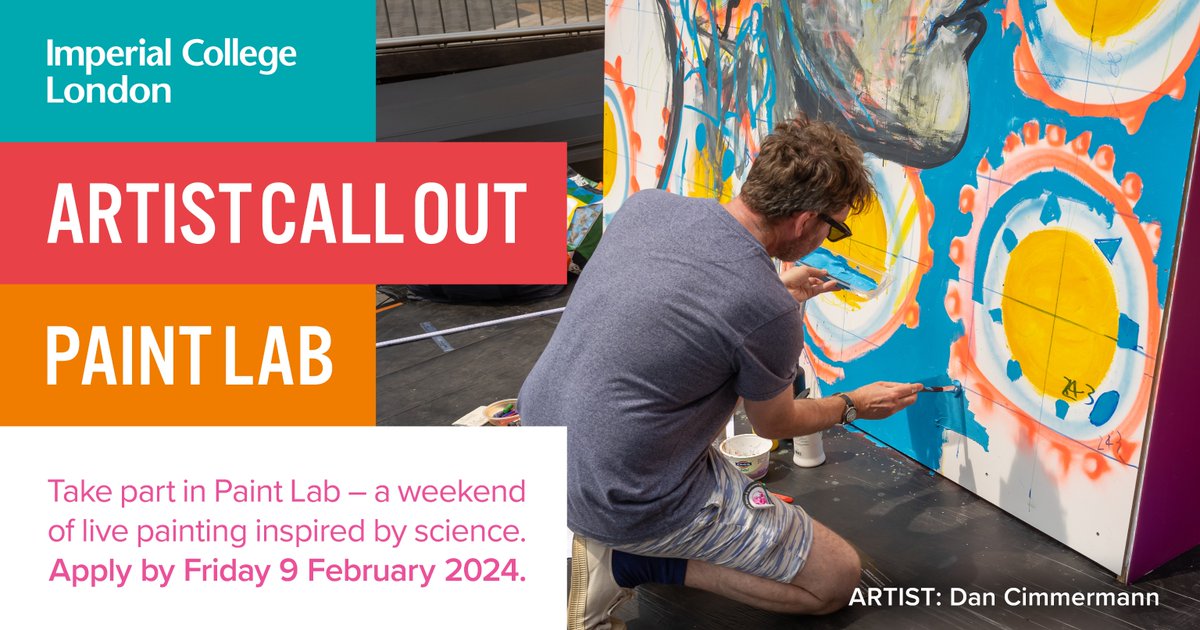 ExRdFestival's tweet image. 🚨 DEADLINE APPROACHING 🚨

Applications for #PaintLab at this year's #ExRdFest (which will see historic Exhibition Road turn into a giant gallery) close in a week on 9 Feb! 

Are you an artist curious about taking part? Check out all the info here 👉 ow.ly/vaiw50QwjIl