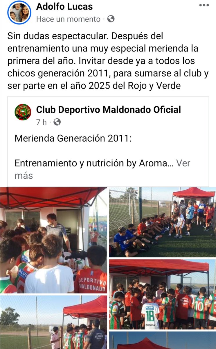 Primera merienda con la 2011 arrancamos