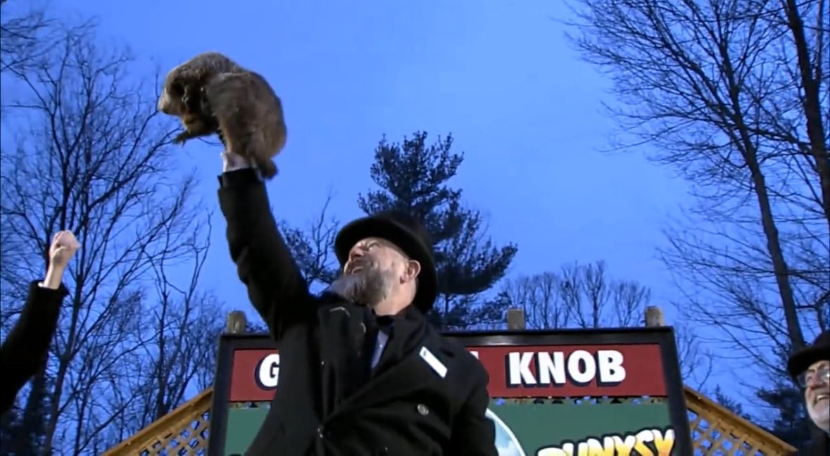 DaveMcCormickPA's tweet photo. Happy Groundhog Day! Punxsutawney Phil says it’ll be an early spring!

A special PA tradition from the same town my mom was born in and later where my dad was a teacher. https://t.co/IoVybXRvbP